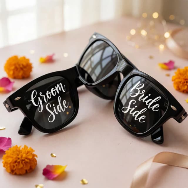Groom Side & Bride Side Glasses
