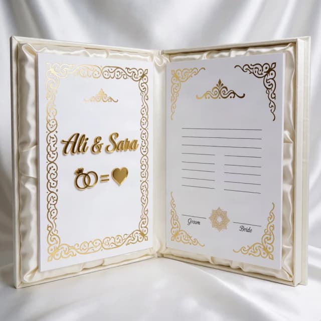 Nikkah Agreement (Fun Contract)