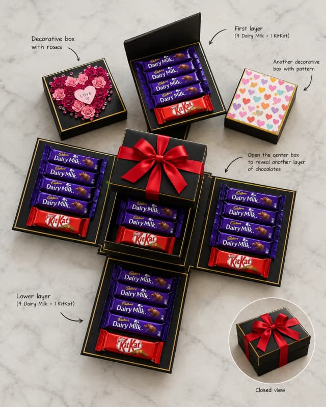 Surprise Chocolate Box-in-Box